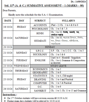 Std. 11 (A. &amp;amp; C.) S.A. - 1 Paper Style